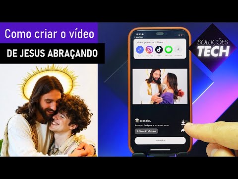 Como Criar o Vídeo de Jesus Abraçando 🎥✨