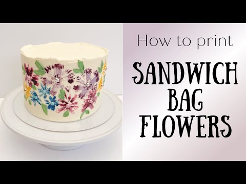 Decorate a Cake with a Sandwich Bag