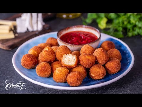 Four Cheese Crispy Cheese Balls - Easy and Quick Recipe