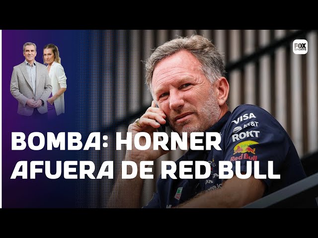 BOMBAZO EN LA F1: DESPIDIERON A HORNER DE RED BULL