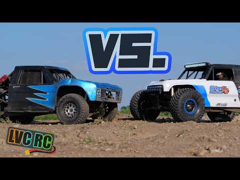 Rock Hobby Ridgeer U4 vs. Traxxas UDR: Desert Truck Showdown