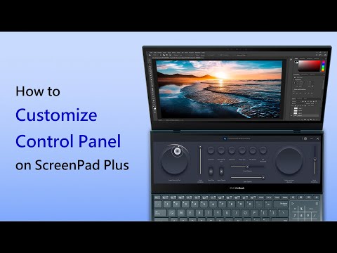 How to customize Control Panel for Adobe Photoshop on ScreenPad Plus? | ASUS