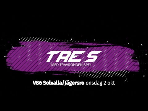 Speltips V86 Solvalla/Jägersro - 2 oktober | JACKPOTT