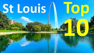 Top 10 things to do in St Louis  (Top free tourist attractions, visits, museums and monuments)