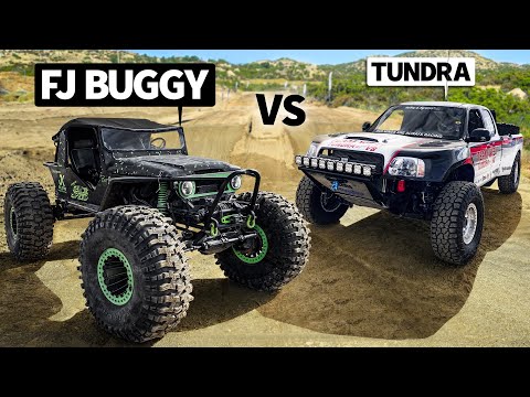 Off-Road Showdown: Buggy vs. Tundra in Hoonigan's Dirt Race