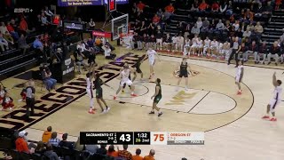 Oregon State Beavers Highlights vs. Sacramento State Hornets