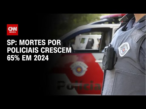 SP: Mortes por policiais crescem 65% em 2024 | AGORA CNN