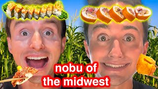 Eating at Best Sushi Restaurant in our state.. Nebraska