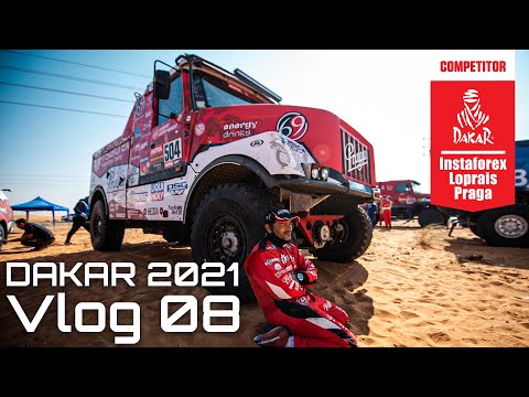 Instaforex Loprais Praga Team - DAKAR 2021 - STAGE 6 - Vlog 08