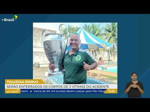 RJ | Corpos de vítimas de acidente com ônibus começam a ser enterrados