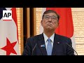 Japan Prime Minister Shigeru Ishiba says hes resigning