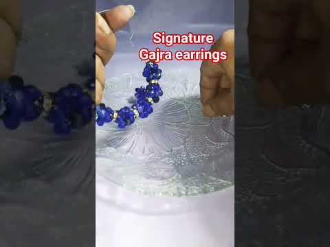 Gajra Earrings 😍 #shorts#diyearrings #gajra#beads#diy#2025#explore#jewllery#handmade#diykeychain