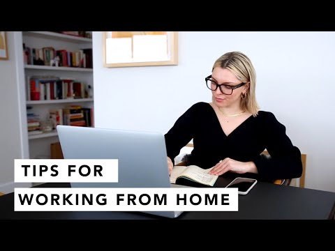 WORKING FROM HOME - TIPS ON PRODUCTIVITY | Estée Lalonde