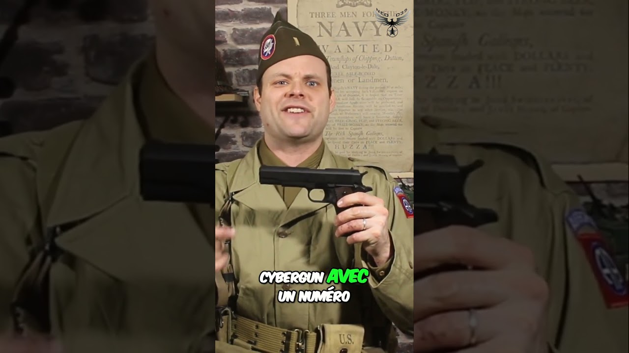 Réplique Colt 1911 Cybergun: Détails et Soucis à Découvrir Absolument ! #shorts
