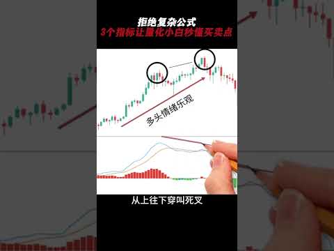 拒绝复杂公式,3个指标让量化小白秒懂买卖点 #btc #投資 #量化#股市分析