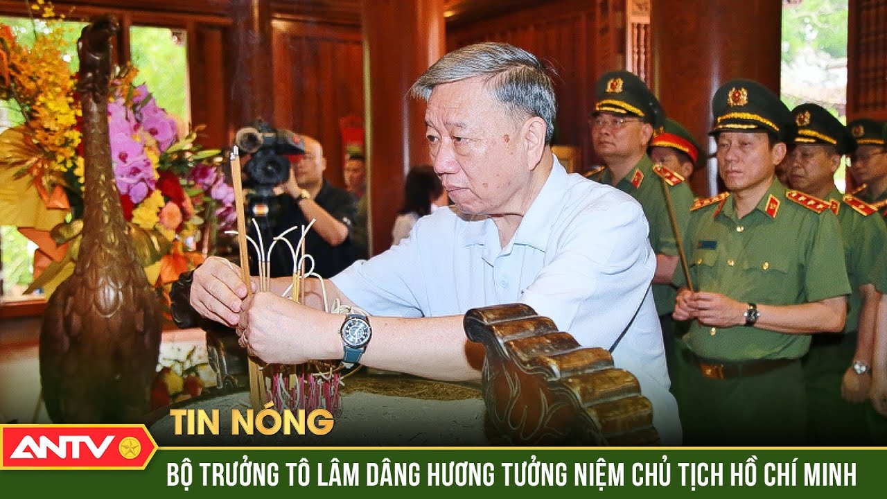 Đại tướng Tô Lâm dâng hoa, dâng hương tưởng niệm Chủ tịch Hồ Chí Minh | ANTV