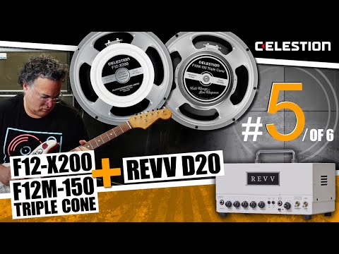 Celestion's F12-X200 + F12M-150 Full Range Live Response Speakers Meets The REVV D20