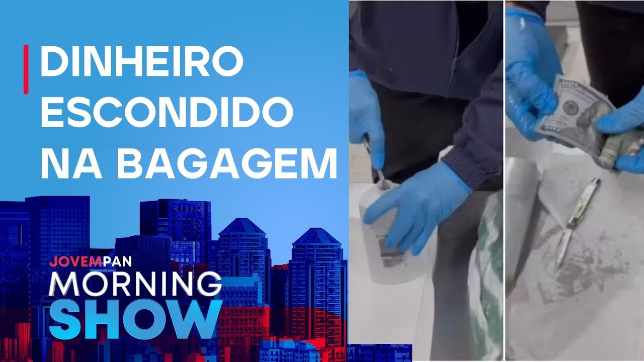 R$ 1 milhão no XAMPU Passageiro é INTERCEPTADO pela RECEITA FEDERAL em SP SAIBA MAIS