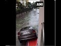 Terrifying scenes as car gets trapped in Chennais flooded streets