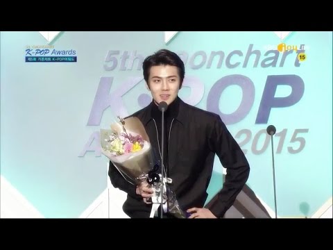 160217 EXO ✪ Gaon Chart K-POP Awards ♥ 세훈 sehun 。 EXO