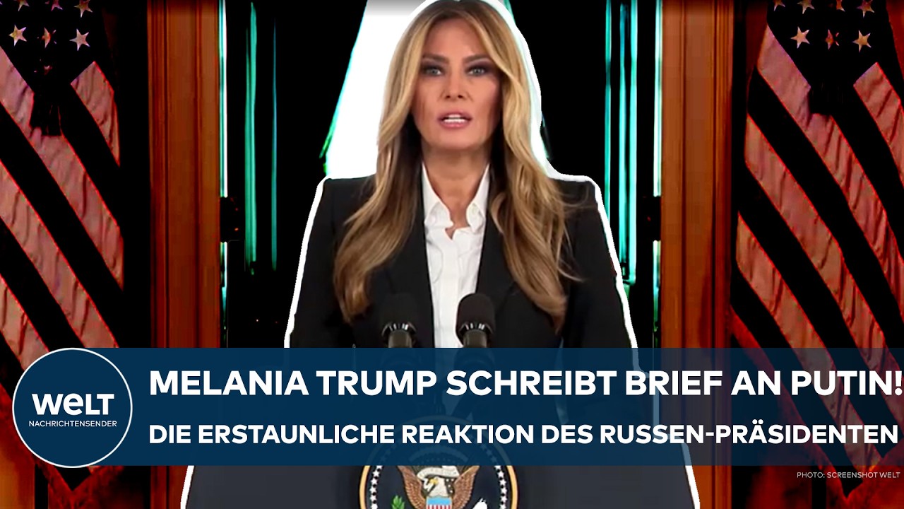 USA: Melania Trump schreibt Brief an Putin! Die erstaunliche Reaktion des Russen-Präsidenten!