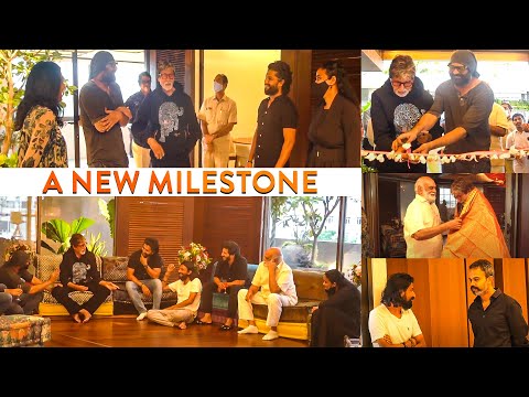 Viral: Prabhas, Big B, Nani, Dulquer Salmaan, and more unveil new office for Project K's production house