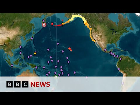Widespread tsunami warnings after magnitude 8.8 quake off Russia's east coast | BBC News