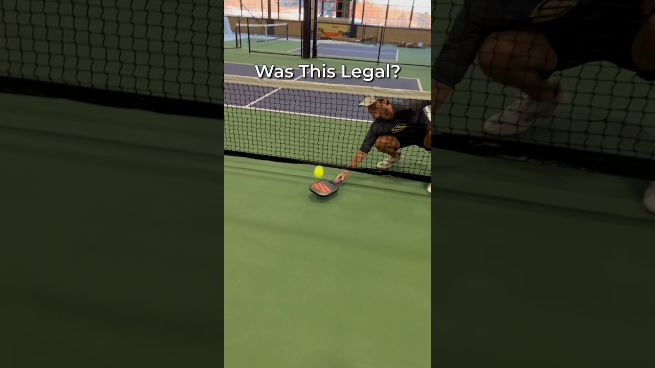 He Went UNDER The Net 🤯 #pickleball