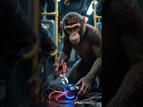 The Monkey Hero (Part 16): School Bus Bomb Rescue | Heart Touching Indian Animation Story