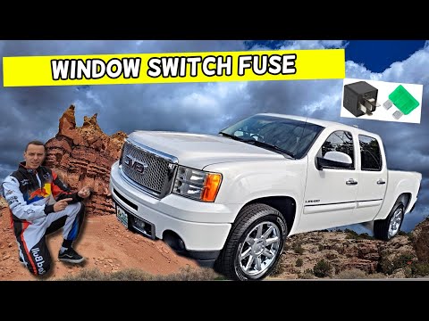 GMC SIERRA WINDOW SWITCH FUSE LOCATION 2007 2008 2009 2010 2011 2012 2013