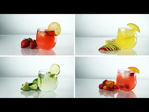 Spiked Lemonade 4 Ways