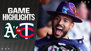 A's vs. Twins Game Highlights (6/13/24) | MLB Highlights