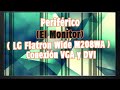 El monitor. LG Flatron M208WA