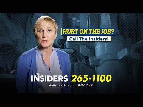 What Should You Do After a Work Injury? Call The Insiders!