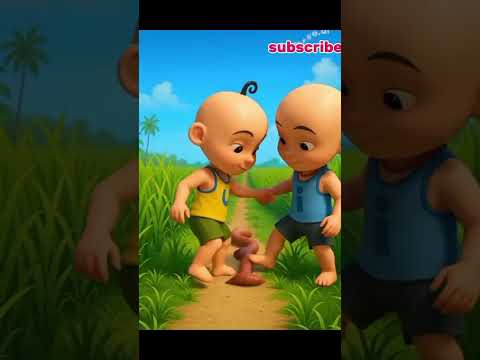 tiba tiba ada monster cacing besar #subscribe #upinipin #shorts #short