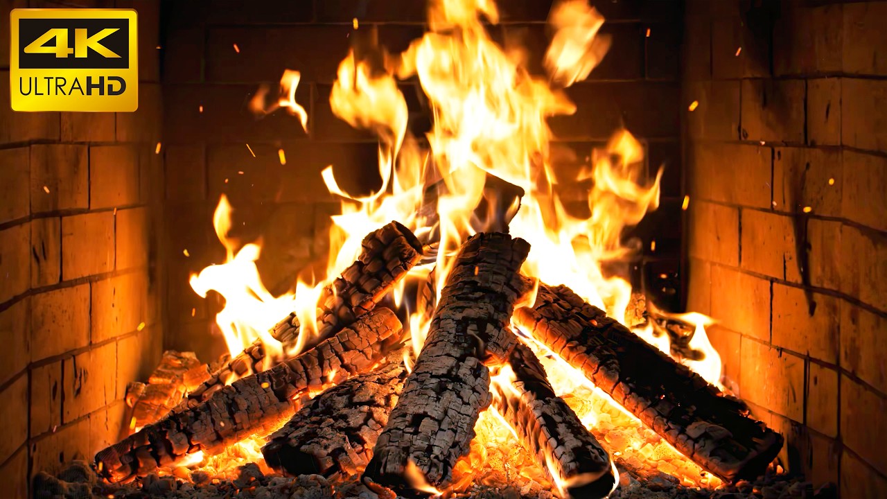 🔥 Fireplace LIVE (24/7) Relaxation Therapy 🔥 Endless Firelight & ASMR Crackling for Restoring Energy