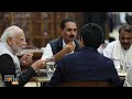 Prime Minister Narendra Modi Joins MPs for Lunch at Parliament Canteen | News9