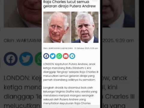 Info Tokoh.|Dilucut Gelaran.