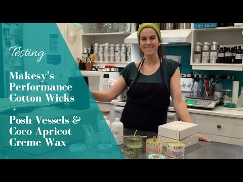 Making Candles | Testing Makesy’s Posh Vessels + Performance
Cotton Wicks &amp; Coco Apricot Creme Wax