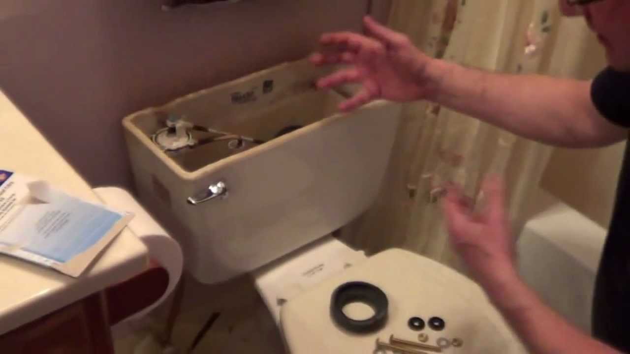 How To Fix A Leaking Toilet Tank Toilet Tank Repair Remove Rusted 