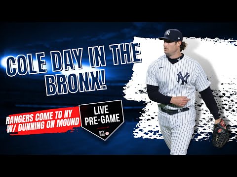 Live Pre-Game Show: Cole Day in the Bronx, Yankees Welcome in new-look Rangers
