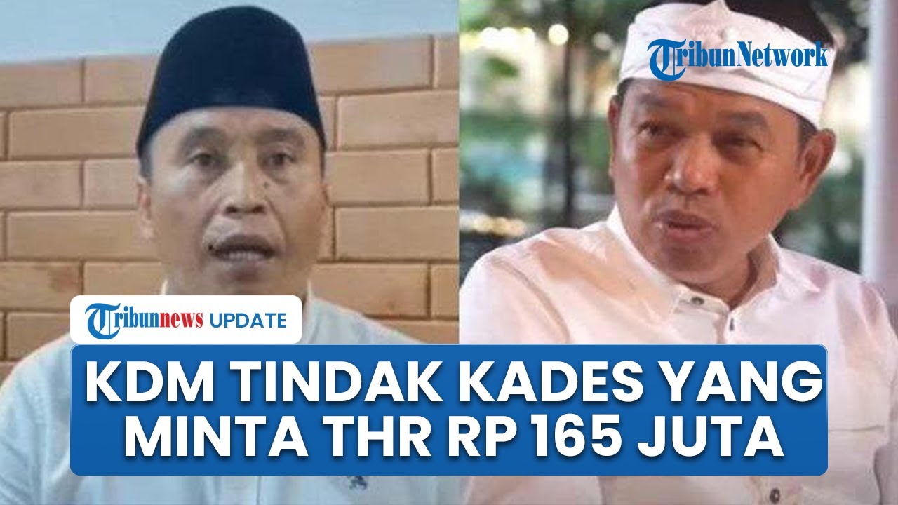 Dedi Mulyadi Murka, Tak Ampuni Kades Bogor Minta THR Rp 165 Juta: Preman Aja Ditahan, Masa Dia Engga