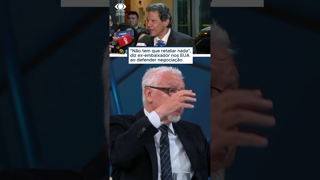 Não tem que retaliar nada diz ex embaixador nos EUA ao defender negociação