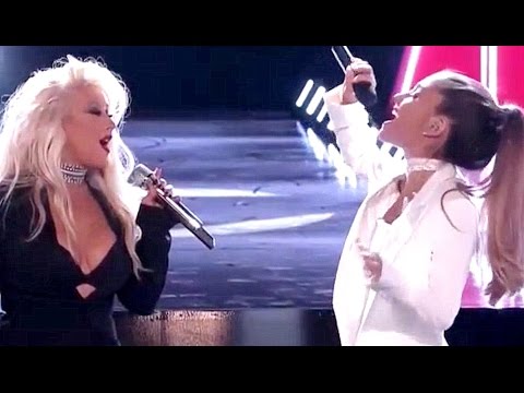 Ariana Grande With Christina Aguilera - Into You / Dangerous Woman - The Voice 2016 Finale