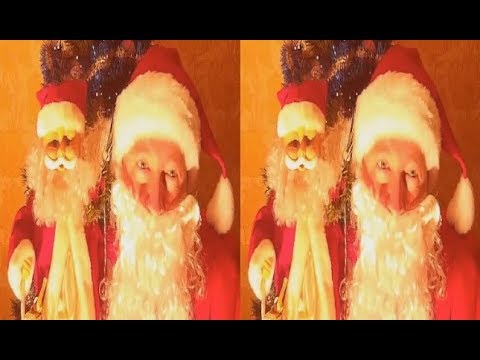 CRAZY Santa Claus 3D! Merry Christmas ! Happy New Year ! 3D VIDEO