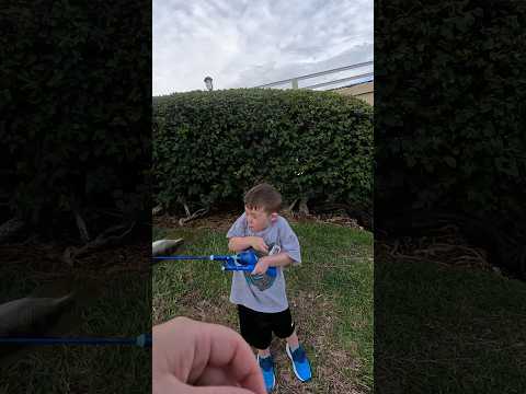 His Fishing Photo Skills Need Work #fishing #outdoors #fatherson #dadlife