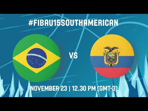 LIVE - Brazil v Ecuador | FIBA South American U15 Women's Championship 2022