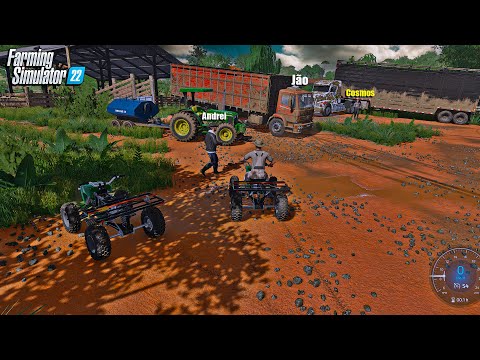 Fazenda simulada #29 | Vendendo o gado para o frigorifico do Cosmos | Farming simulator 22