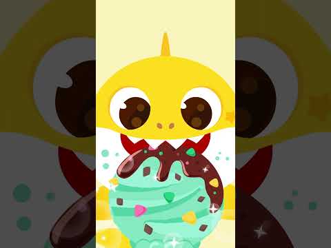 ベイビーシャークのデザート🍭🍦🍩#モッパン #shorts