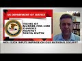 US Department Of Justice Accuses Indian In Murder Conspiracy  - 02:54 min - News - Video